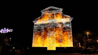 Video Mapping Ronciglione Cubo Festival 2015 By Simone Calcagni. Scframe