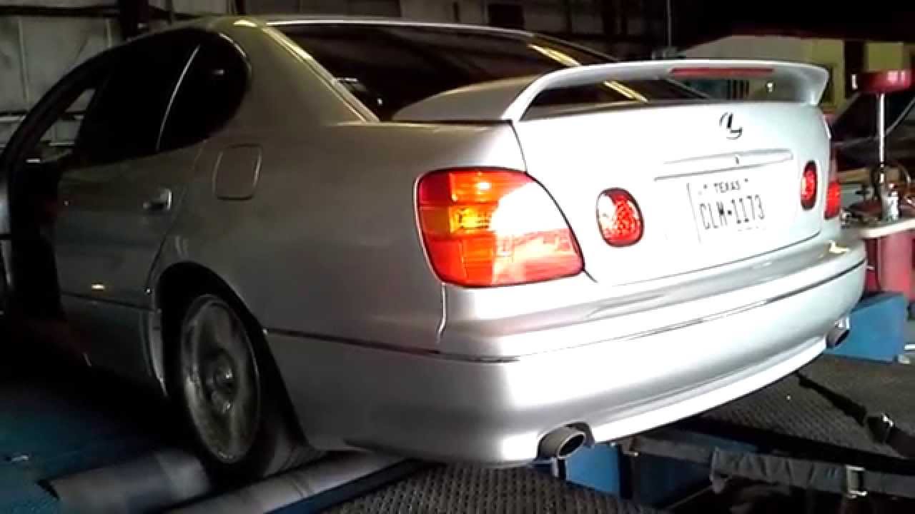 1998 Lexus GS400 on the Dyno / exhaust sound (with results) - YouTube