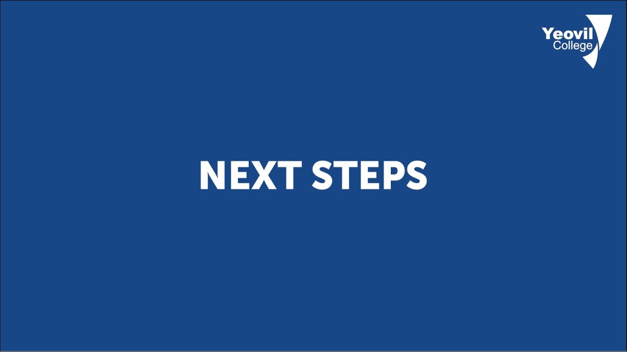 Next Steps - YouTube