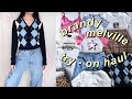 brandy melville try-on haul + giveaway ☆