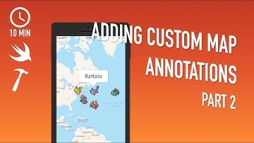 Xcode Programming with Swift Tutorial - Adding Map Annotations (Simple Pokémon Radar) - Part 2