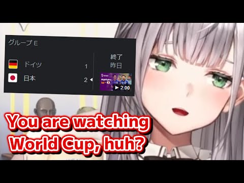 Noel starts sulking because her viewers are focusing on World Cup【Hololive】