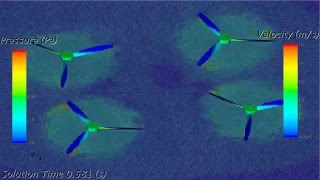 CFD simulation of small Quadcopter drone-- lift prediction@2000rpm screenshot 3