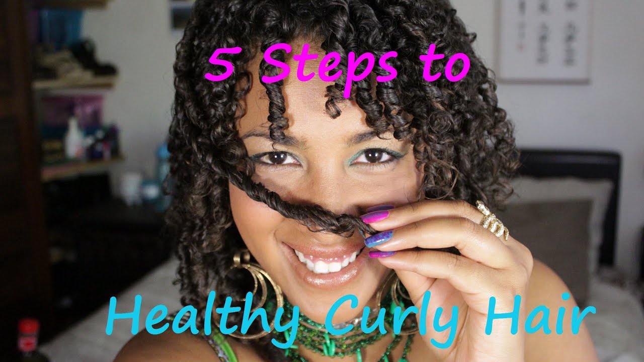 5 Steps to Healthy Curly Hair 
