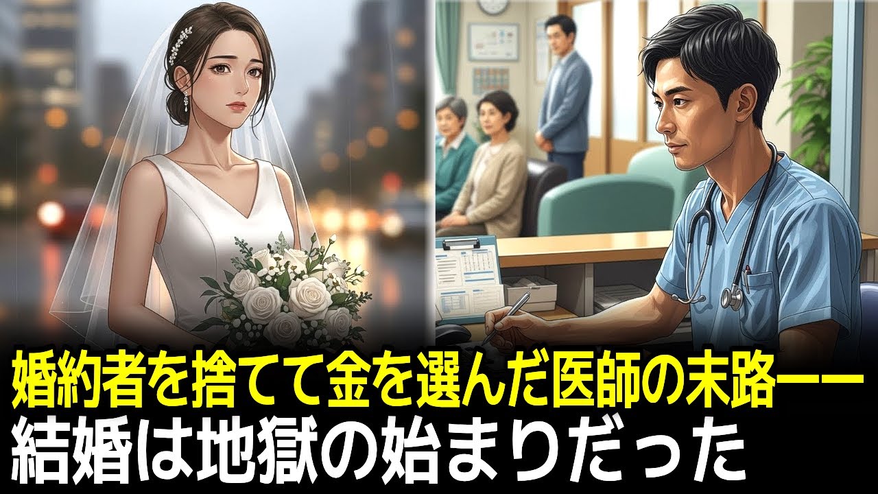 婚約者を捨てて金を選んだ医師の末路――結婚は地獄の始まりだった