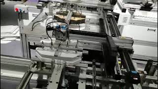 Automatic folding collapsible box assembly machine (side wings+ case)