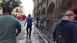 Por Fin Recuperan El Zócalo De La Ciudad De Oaxaca