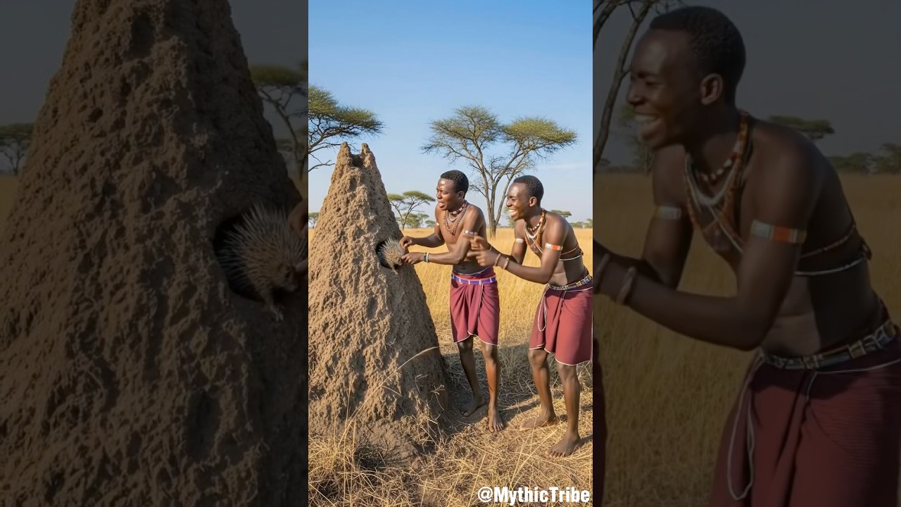 Ловушка для дикобраза сработала! 😂 Приключения в африканской деревне 