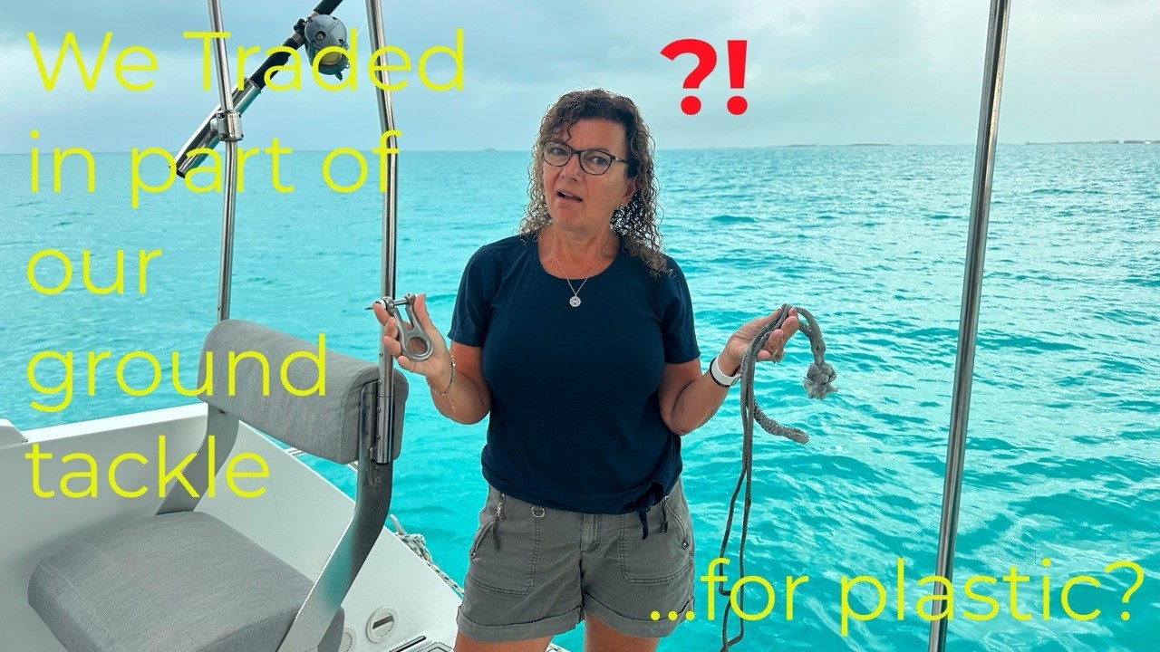 ⁣We Tested 3 Chain Hooks for Our Catamaran Anchor Bridle — One Clear Winner #SailingLife #Catamaran