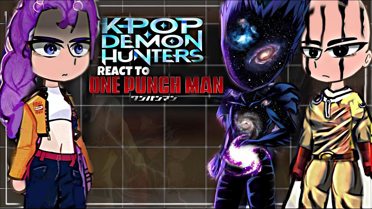 KPop Demon Hunters React to Garou vs Saitama... | part 2/? | One Punch Man | Cosmic Garou