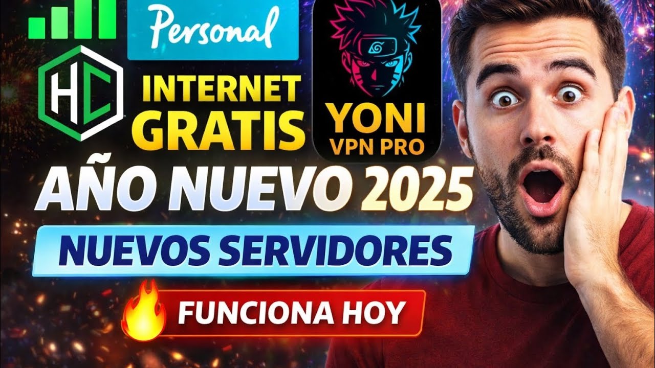 INTERNET GRATIS AÑO NUEVO 2025 🎉 | NUEVOS SERVIDORES | HTTP Custom + YONI VPN