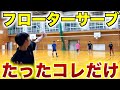 【サーブが入らない人は絶対見て】フローターサーブはこれだけでOK！打ち方の基本を徹底解説　#バレーボール #バレー #フローターサーブ