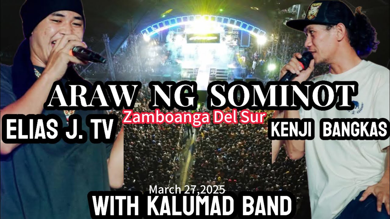 ELIAS J TV in Sominot Zamboanga Del Sur, | Araw Ng Sominot   #KALUMAD BAND #eliasconcert