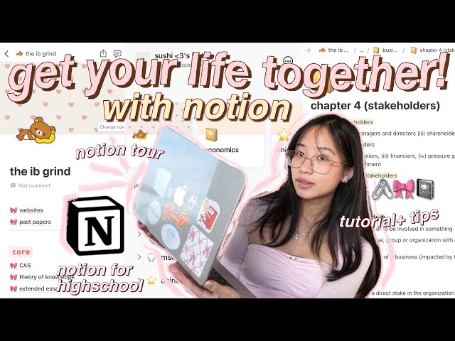 💌 the ULTIMATE academic weapon -how to use NOTION for school *easy* | notion tour, tutorial + tips class=