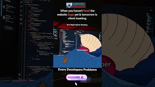 Developers Situation Before Client Meeting | Developers Memes, Website #developerlife #developer
