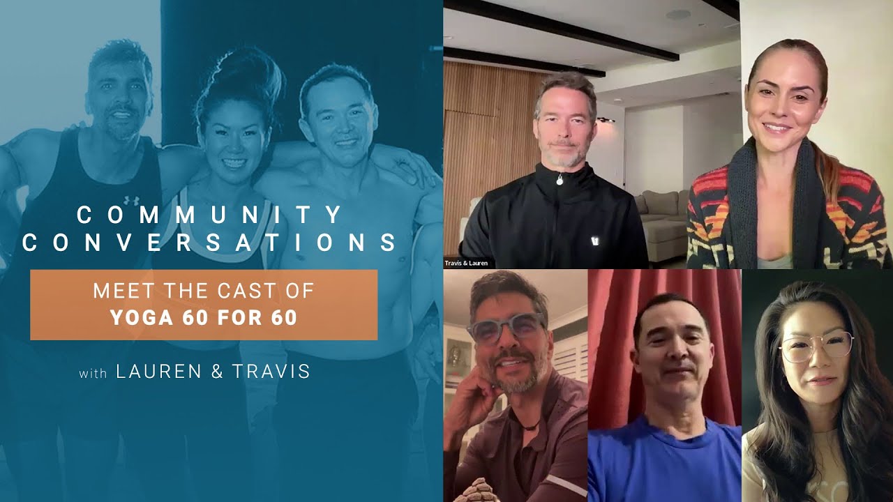 Йога 60 за 60 "Знакомство с актерами!" с Лорен и Трэвисом