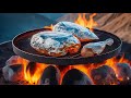 Chicken wrapped in Aluminium foil paper and roasted on charcoal Grill | War4u tv