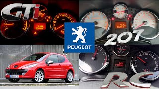 Peugeot 207 Acceleration Battle Sound 0-100Kph 0-60Mph Gti Rc