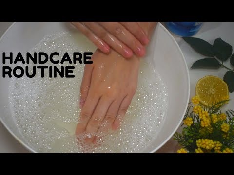 روتيني في العناية باليدين من خشنة إلى ناعمة بمكونات بسيطة من البيت HANDCARE ROUTINE 