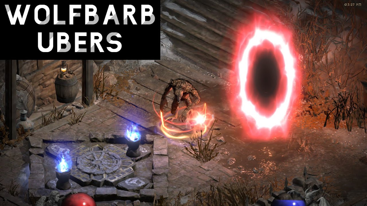 [D2R] No Skill Point Ubers! Wolf Barb