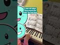 reading music at 4 years old #yes #youcandoit with #pipsqueak #piano #preschool #books #reels #viral