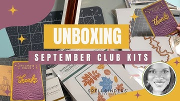 Spellbinders Club Kits | September 2024 | Plus card share