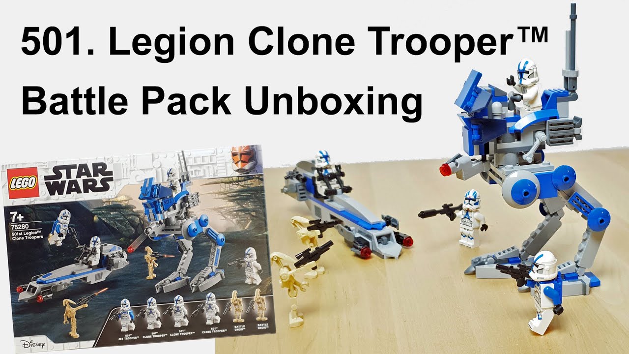 LEGO 75280 Clone Troopers™ of the 501st Legion - Build Your Own Army