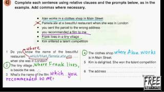 картинка: Употребление Defining и Non-Defining Relative Clauses -2