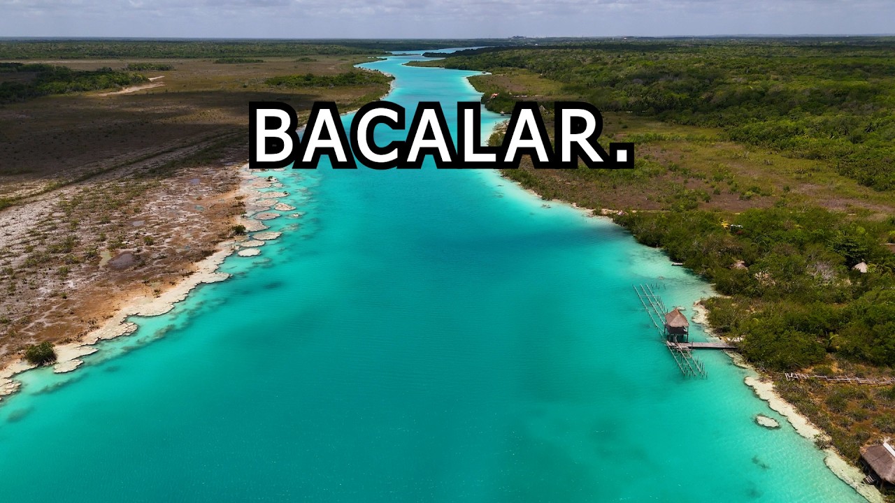 BACALAR, es la laguna mas HERMOSA de MEXICO? || Quintana Roo.
