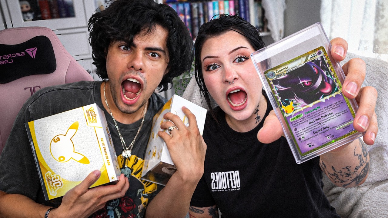$1000 Pokémon Card Unboxing With My Wife - YouTube
