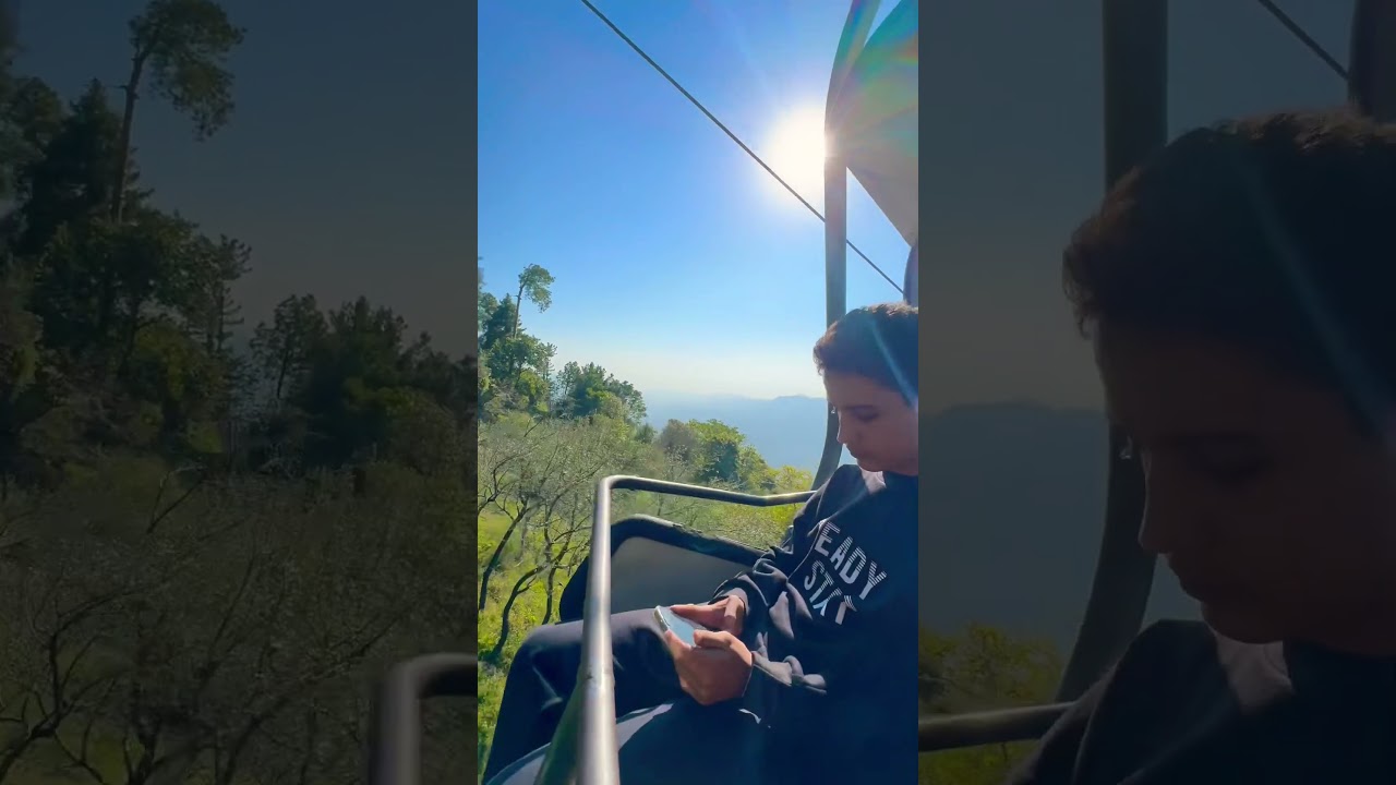 "Floating above the stunning peaks of Pakistan! 🌄🚡 The beauty here is beyond words. 