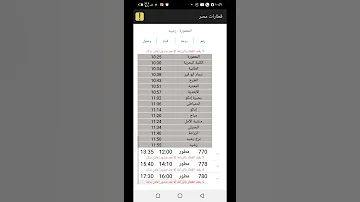 مواعيد قيام ووصول قطارات المعموره رشيد وأرقام القطارات 