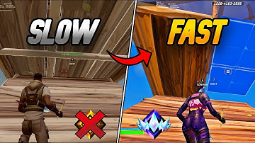 How to INSTANTLY EDIT FASTER in FORTNITE! (Get Better Mechanics)