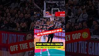 Insane Wemby Dunk Off The Backboard