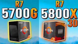 R7 5700G vs R7 5800X3D  - Best AM4 Upgrade?!
