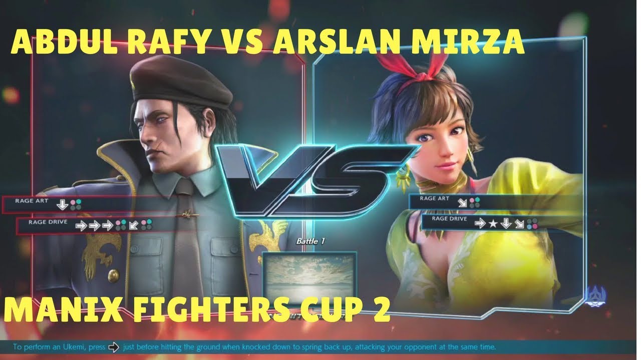 Tekken 7 Abdul Rafy(Dragunov) vs Arslan Mirza(Josie) ManiaX Fihters cup s2