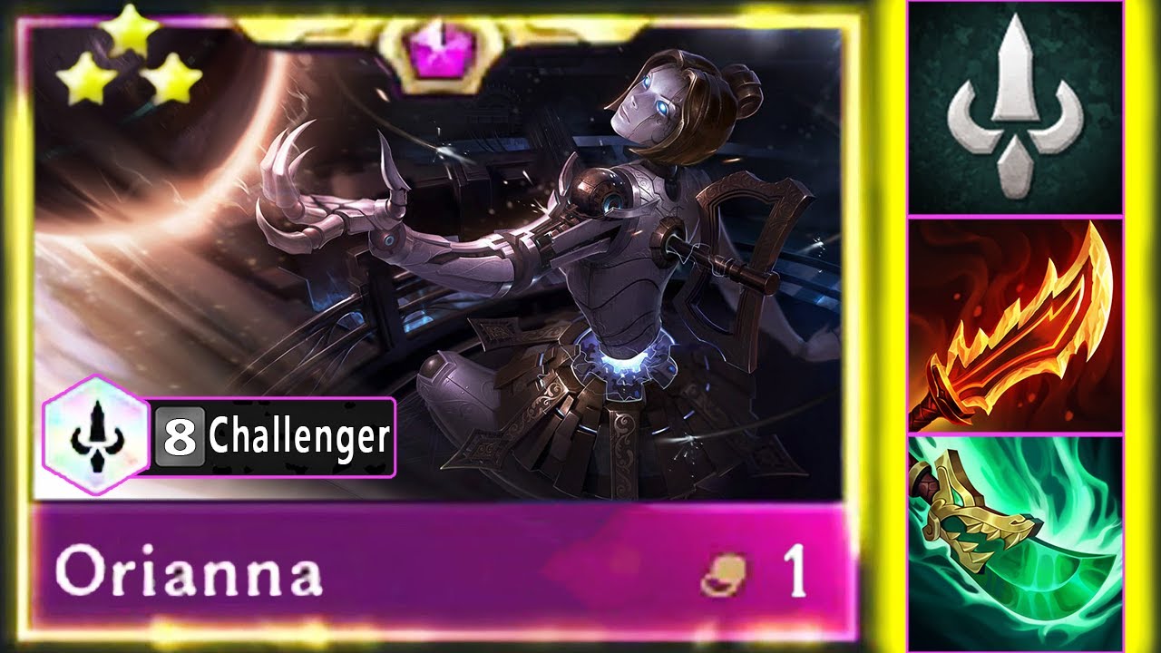 Reworked 8 Challenger Orianna ⭐⭐⭐ 3 Star is Phenomenal | TFT SET 9