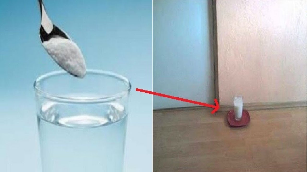 Leave a Glass of Water With Salt and Vinegar in Your Home and See