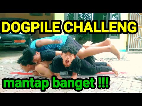 Dogpile challenge🔥 | mantap banget bro😂