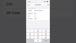 Exxon Mobil Rewards+ | Adding a payment method to the app screenshot 3
