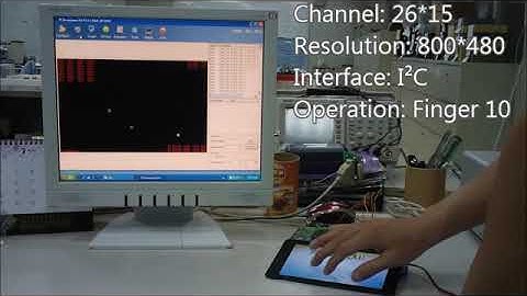 Powertip 7 0 TFT LCD with Projected Capacitive Touch Panel DEMO