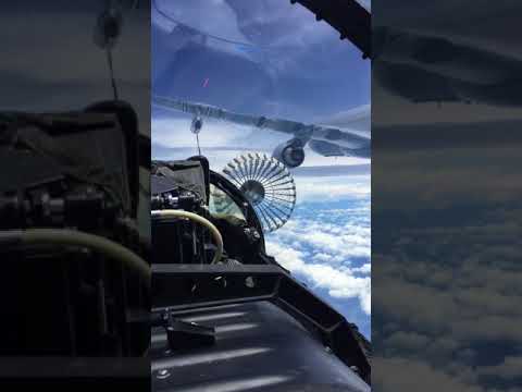 Air-to-Air refuelling two RAAF F/A-18  Hornets