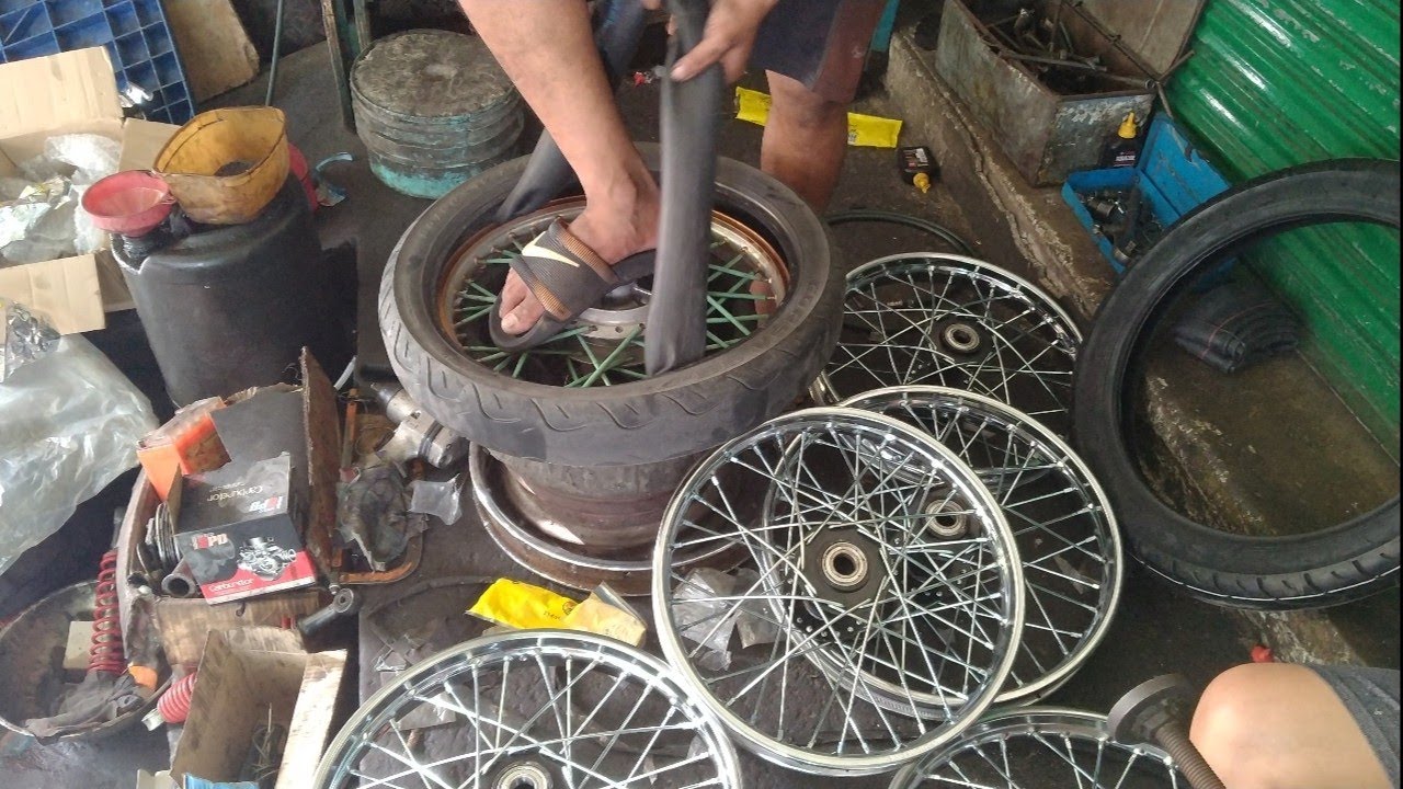 Replacement motorcycle rear tire. YouTube