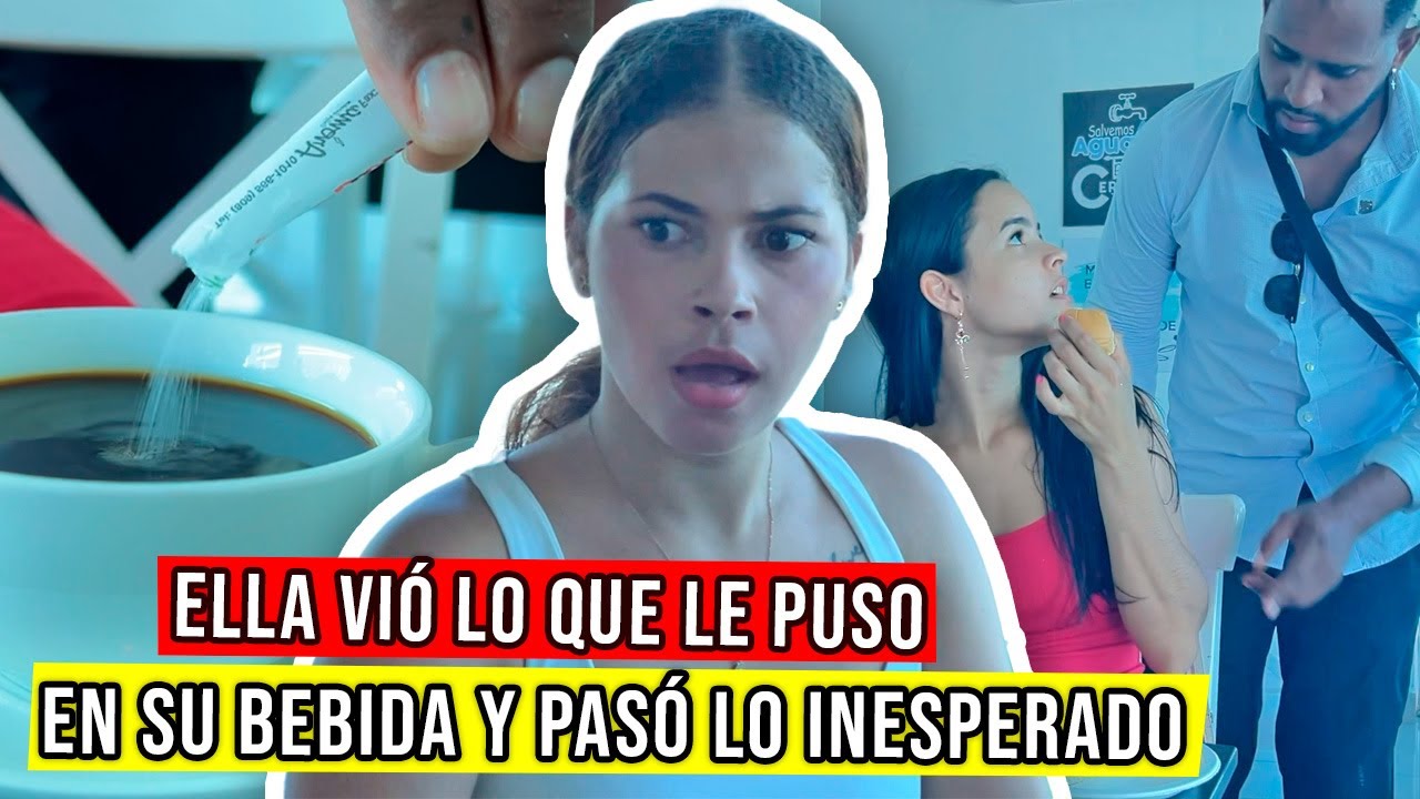 Ella VIÓ lo QUE le PUSO a su BEBIDA y HIZO algo PARA ayudarla! - YouTube