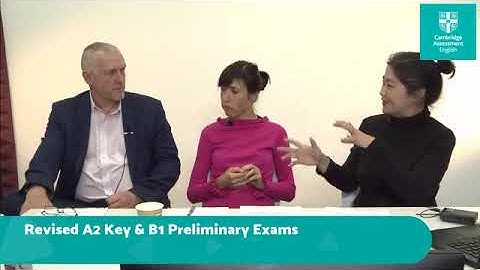 Facebook live: An introduction to the revised A2 Key and B1 Preliminary exams