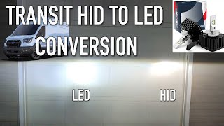 Ford Transit Trail HID to LED Headlight Conversion Bulbs - D5S Plug and Play