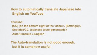 Download Lagu How to automatically translate Japanese into English on YouTube. MP3