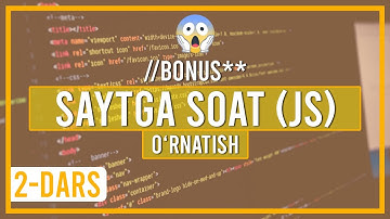 Web sahifaga javascript yordamida soat o