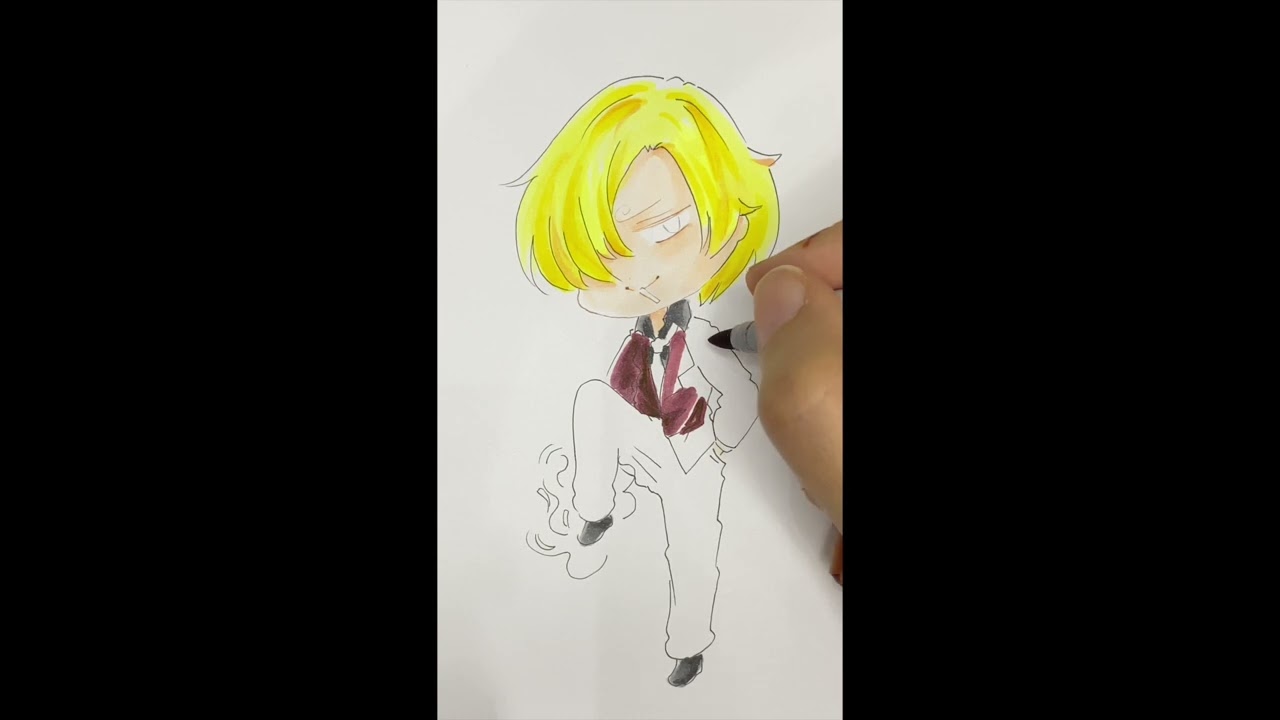 Copic Coloring 【Sanji - One Piece 】