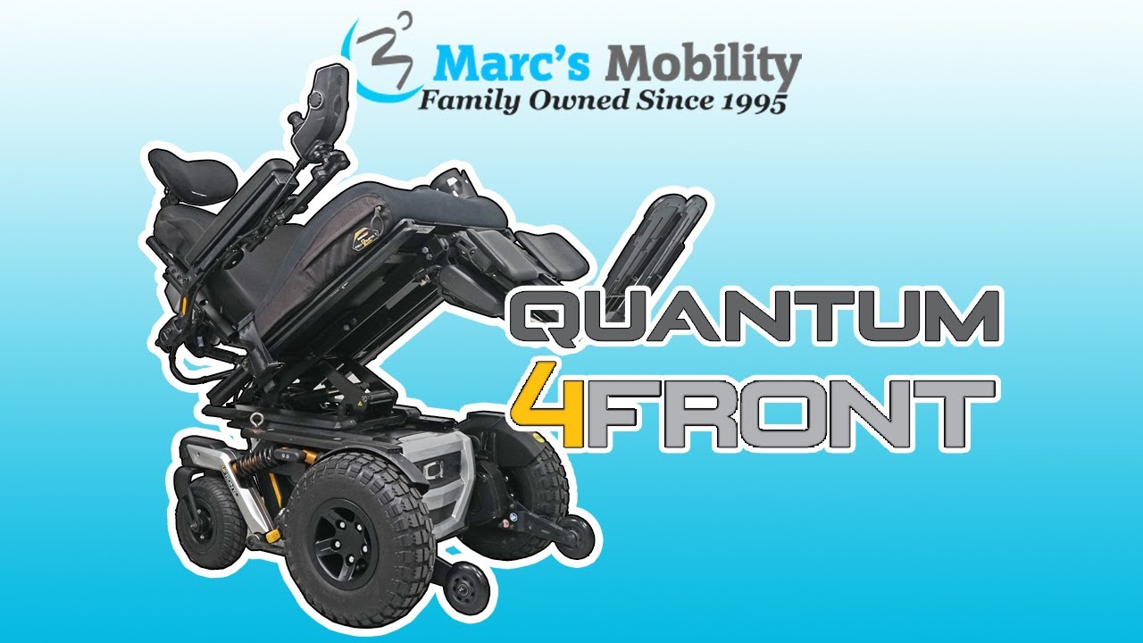 QuantumRehab Quantum 4 Front with Large KNOBBY Tires Review 6004
